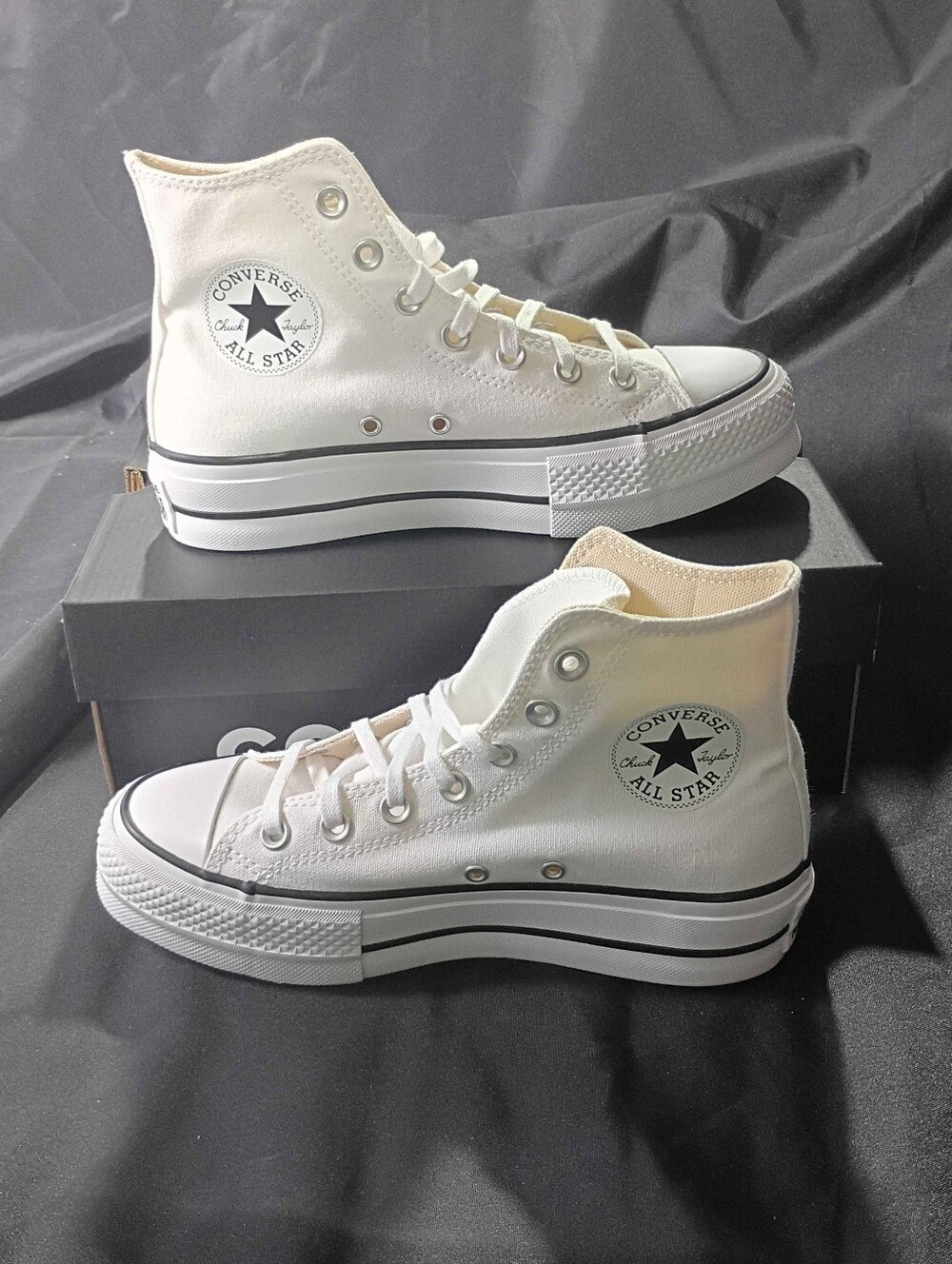 Converse Chuck Taylor All Star Platform High Top - White Girls Womens Shoes NEW